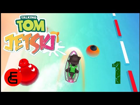 Talking Tom Jetski iPad/ios Gameplay #1 background