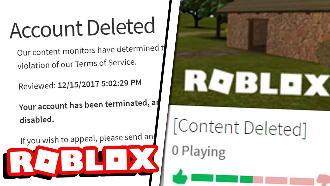 Roblox won't stop banning me... background