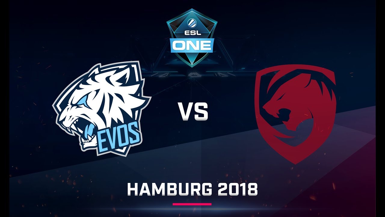 Dota 2 - EVOS vs Tigers - Game 1 - Day 2 - ESL One Hamburg SEA Qualifier 2018
