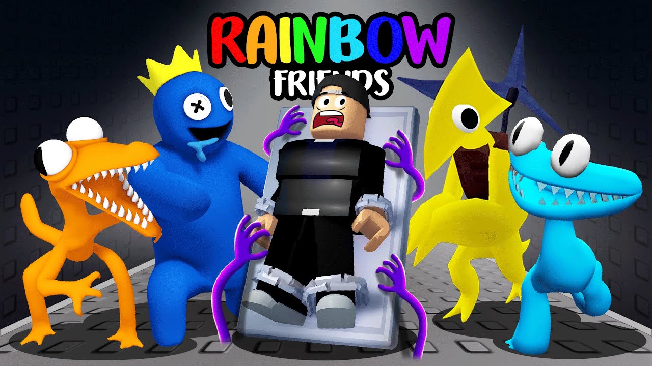 Rainbow Friends Chapter 2 in Roblox background