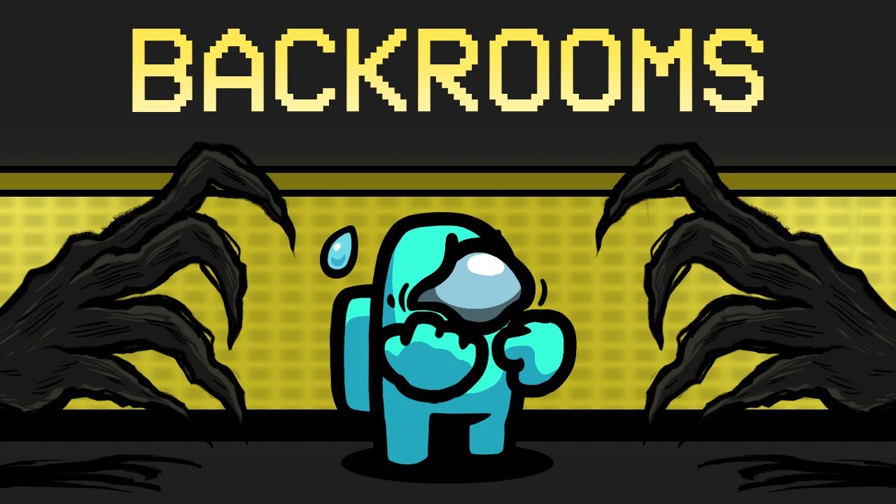 The Backrooms Mod in Among Us background
