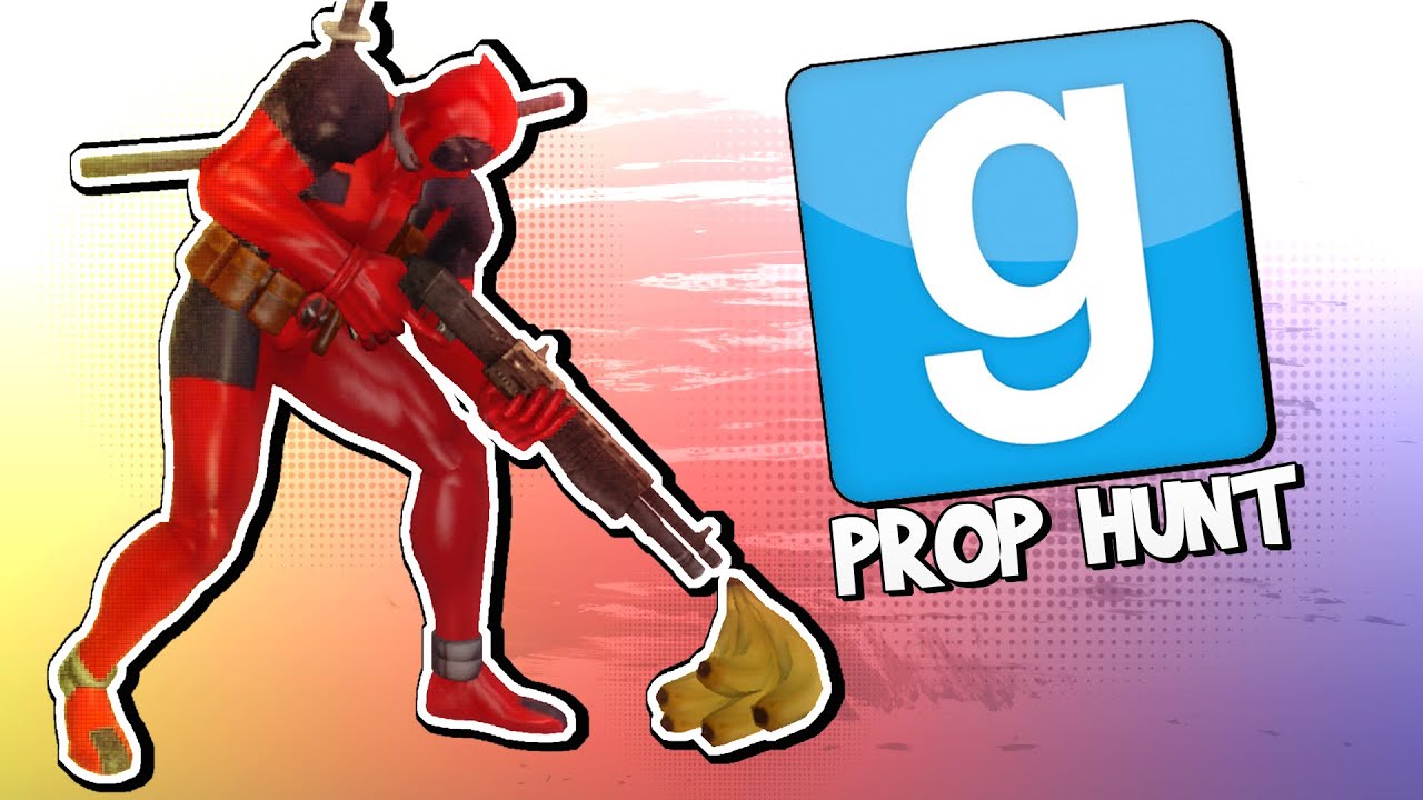 GMOD Prop Hunt - MiniLadd's Giant Head & Tiny Seekers (Garry's Mod) background