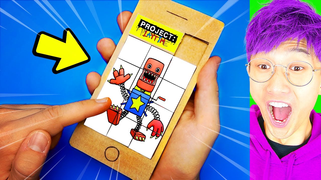 INSANE PROJECT PLAYTIME DIY GAMES (LANKYBOX REACT)
