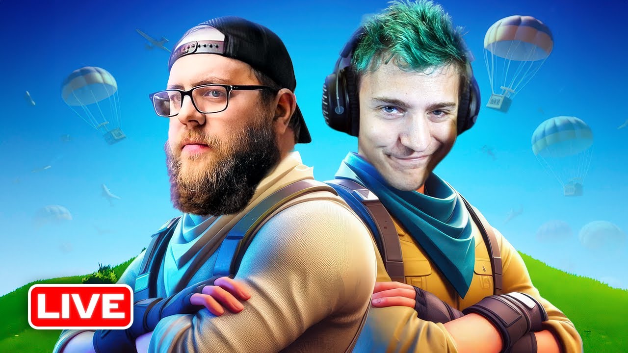 My Brother Forced Me To Play Fortnite π΄ Live background