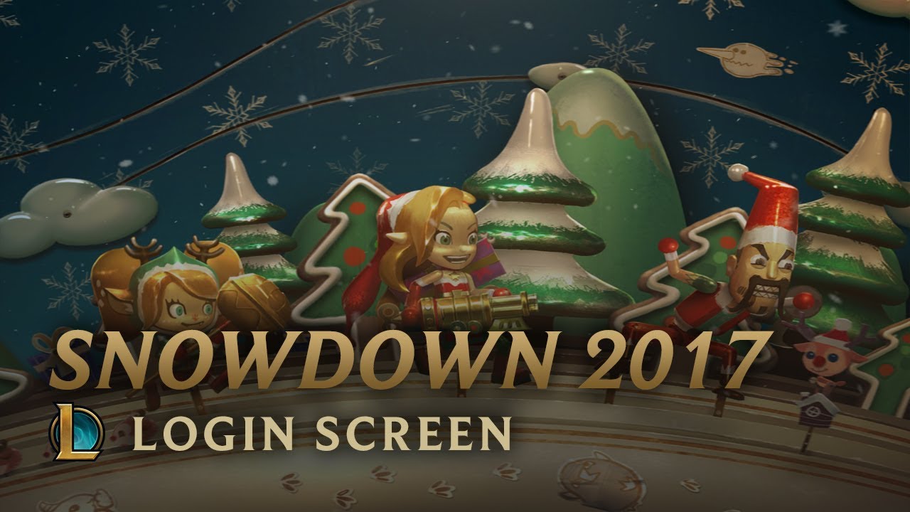 Snowdown 2017 | Login Screen - League of Legends background