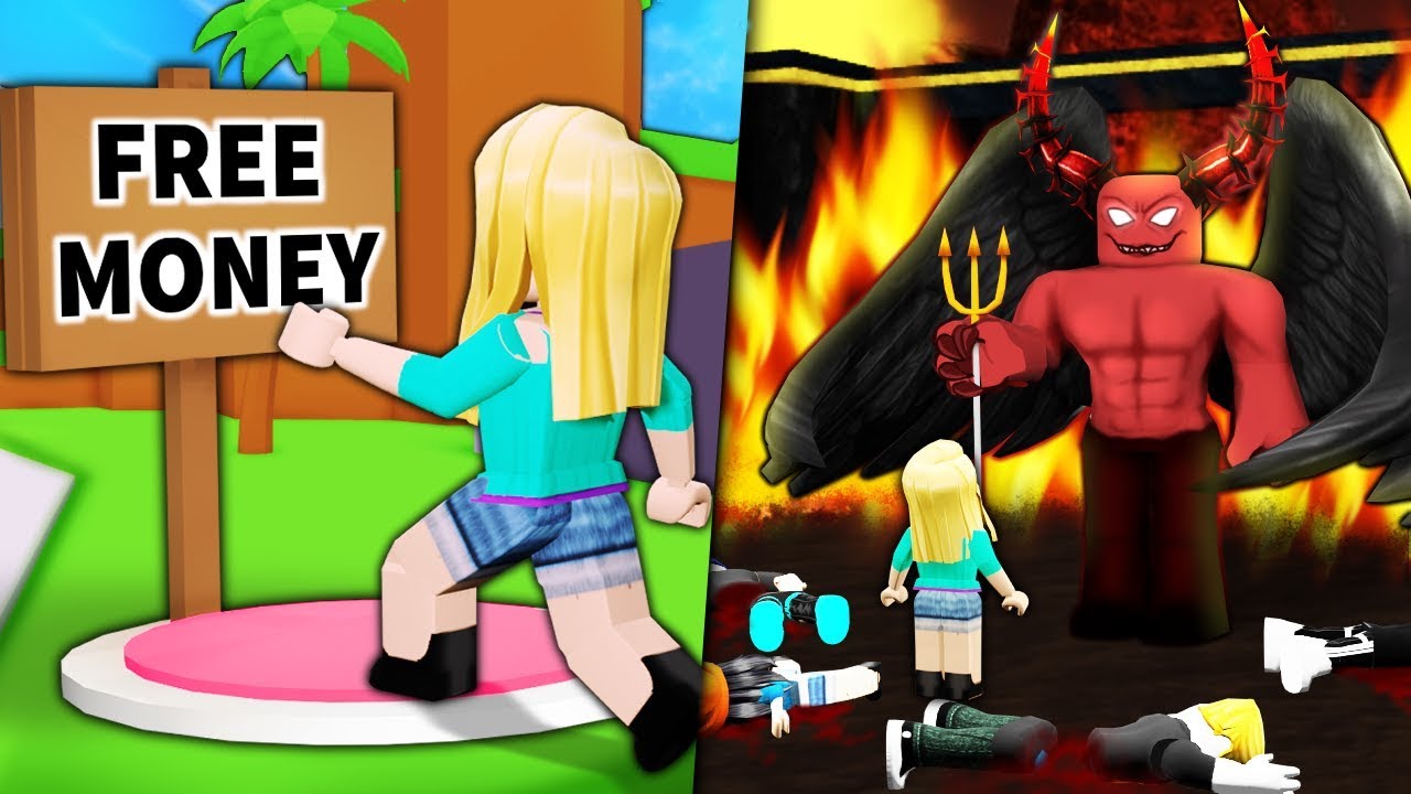 I used Roblox ADMIN to trick noobs with "FREE ROBUX" background