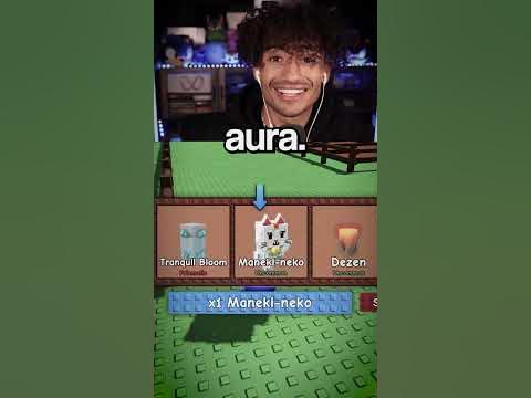 MAX AURA MOMENT in Grow A Garden background