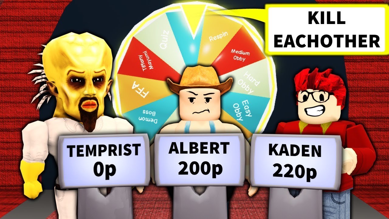 I went on a Roblox GAMESHOW... background