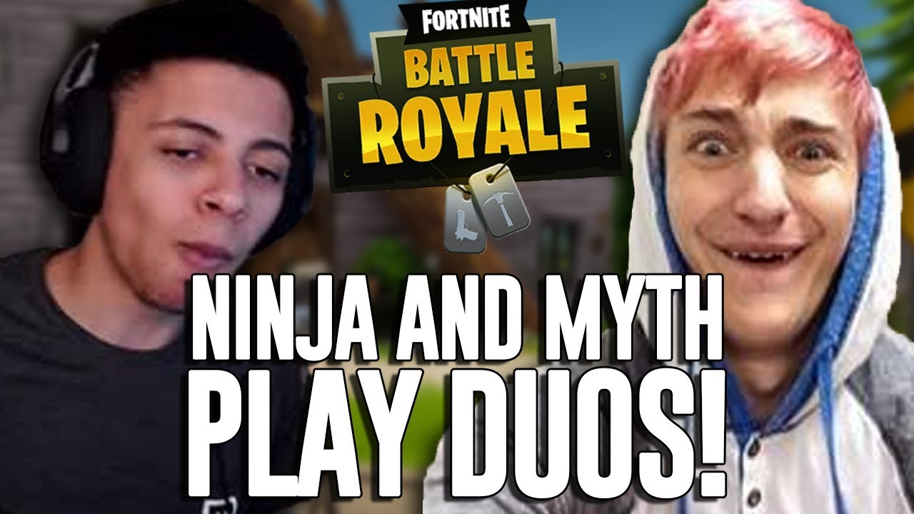 Ninja & Myth Play Duos!! - Fortnite Battle Royale Gameplay - Ninja background