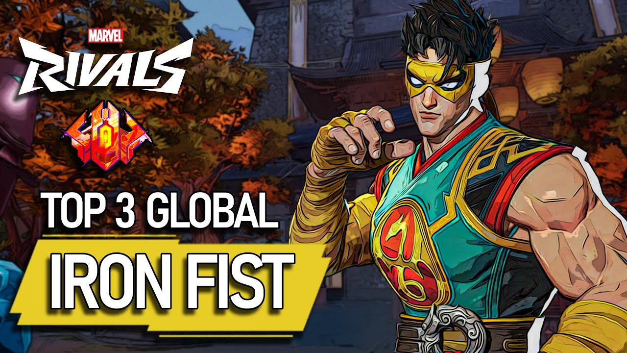 TOP #3 GLOBAL IRON FIST ! no rocket - MARVEL RIVALS PRO background