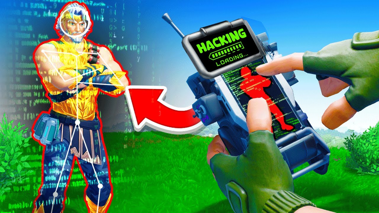 Hacker Simulator in Fortnite background