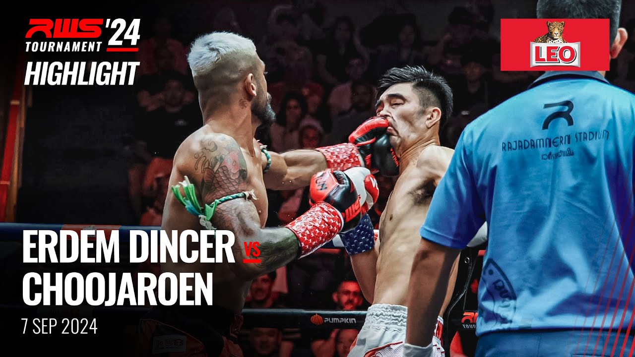 Highlight l Erdem Dincer W.M.C. Lamai Muay Thai vs Choojaroen Dabransarakham I RWS background