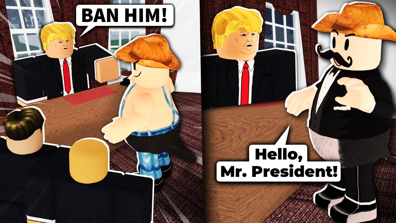 Roblox guy tried to ban me so I changed my outfit to trick him background