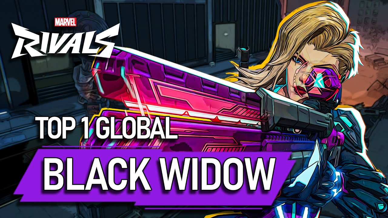 TOP #1 GLOBAL BLACK WIDOW ! dive mee - MARVEL RIVALS PRO