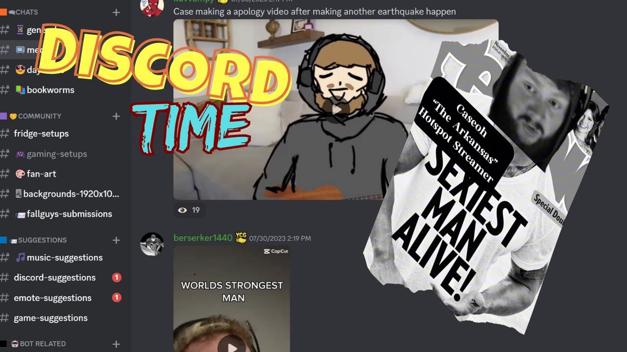 DISCORD MEDIA (Sexiest Man Alive) background