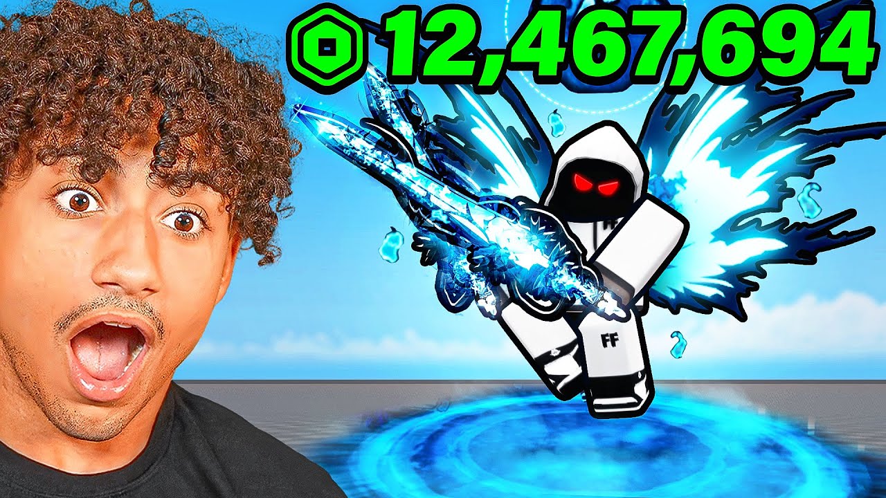 Spending $5,583,972 For The NEW DUAL WONDERWISP GREATSWORD In Blade Ball.. background
