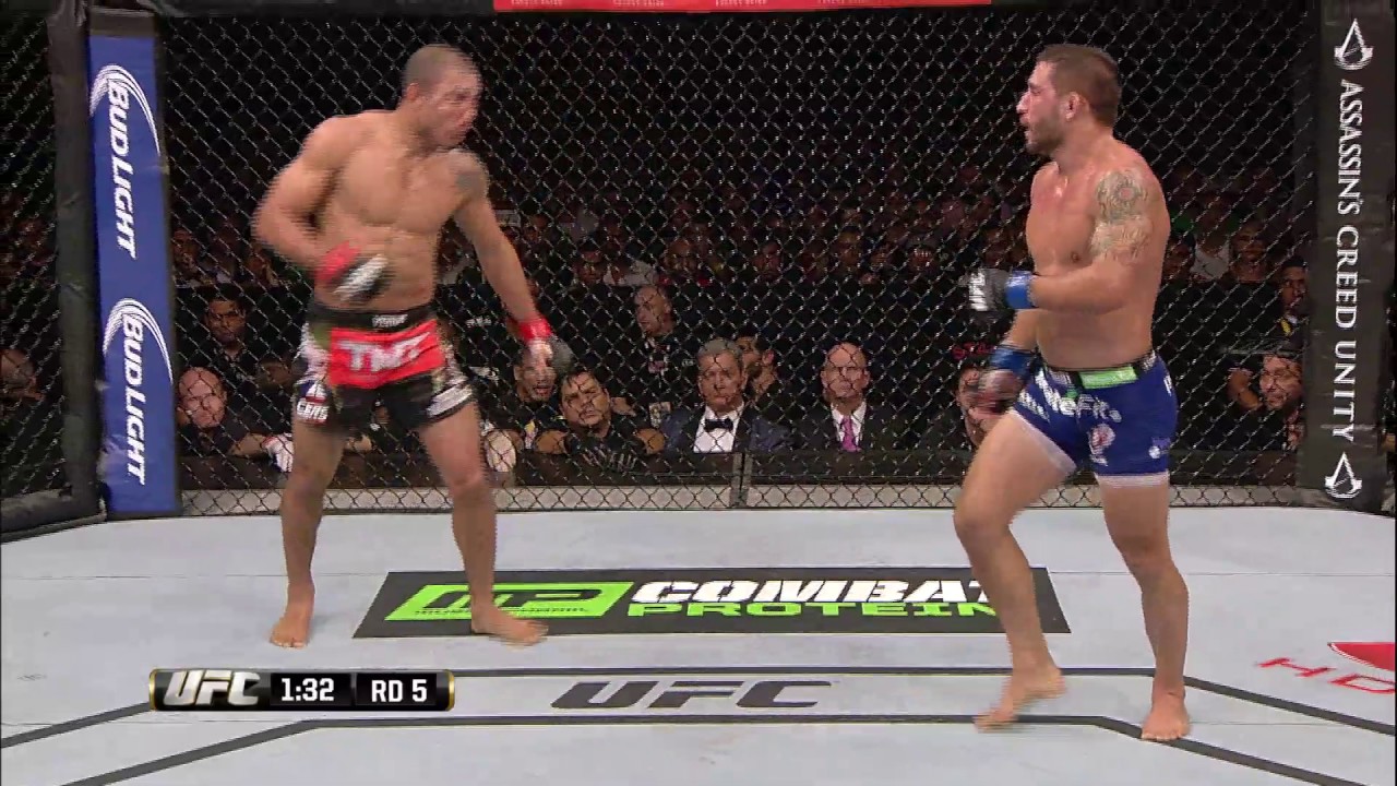 UFC 179: 5º round entre José Aldo e Chad Mendes background