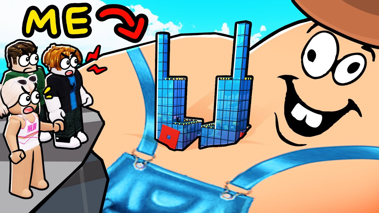 THIS HUGE AVATAR RUINS EVERY ROBLOX GAME background