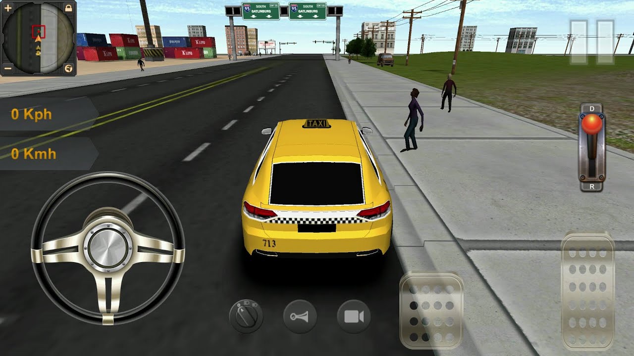 Taxi Driving 3D Android Gameplay