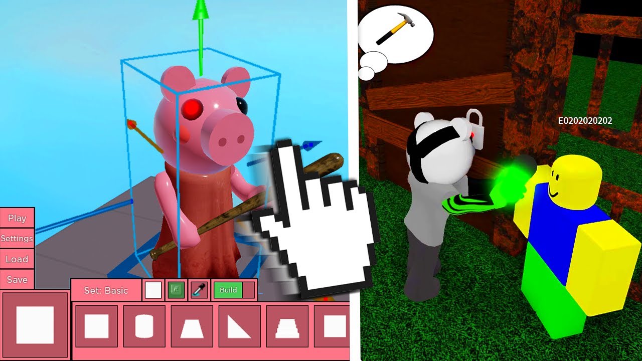 ROBLOX PIGGY BUILDING MODE background