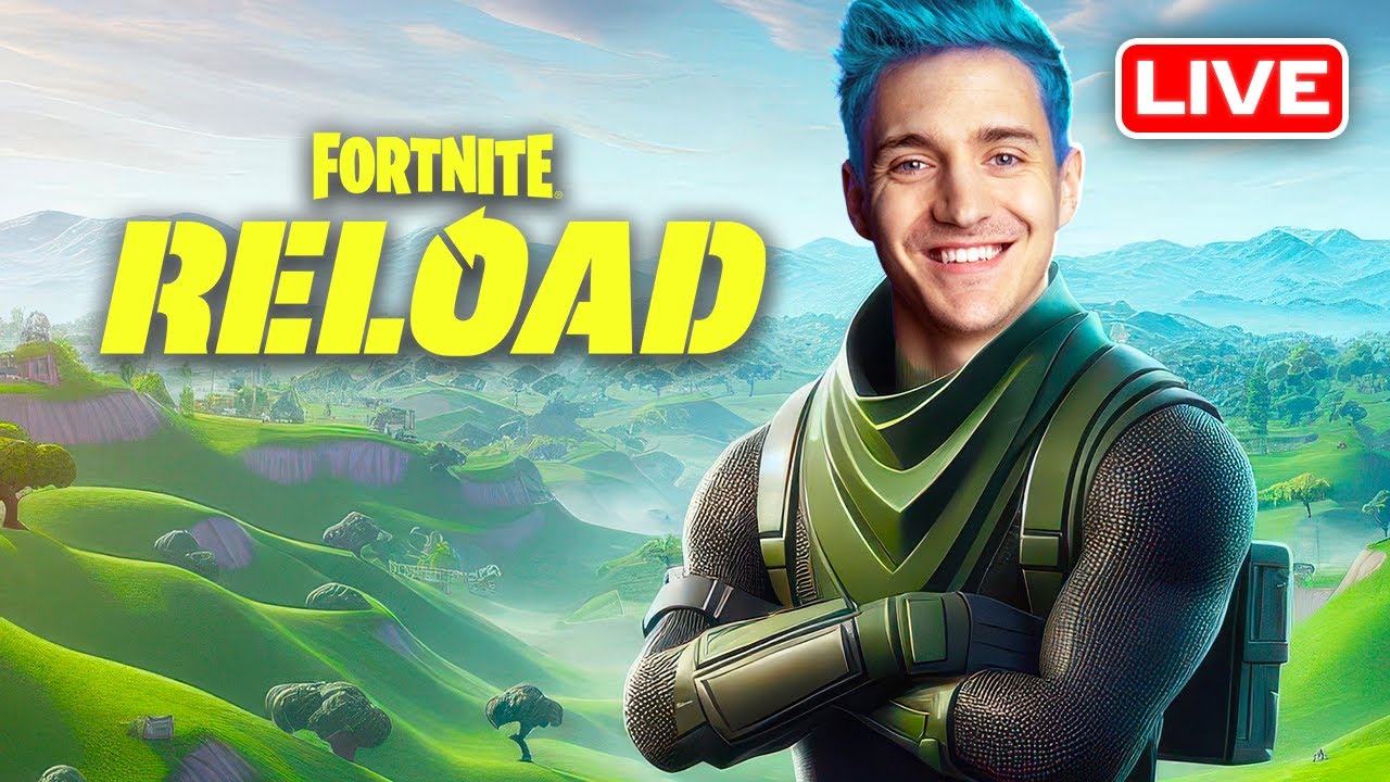 Finally Playing Fortnite Reload ๐ด Live background