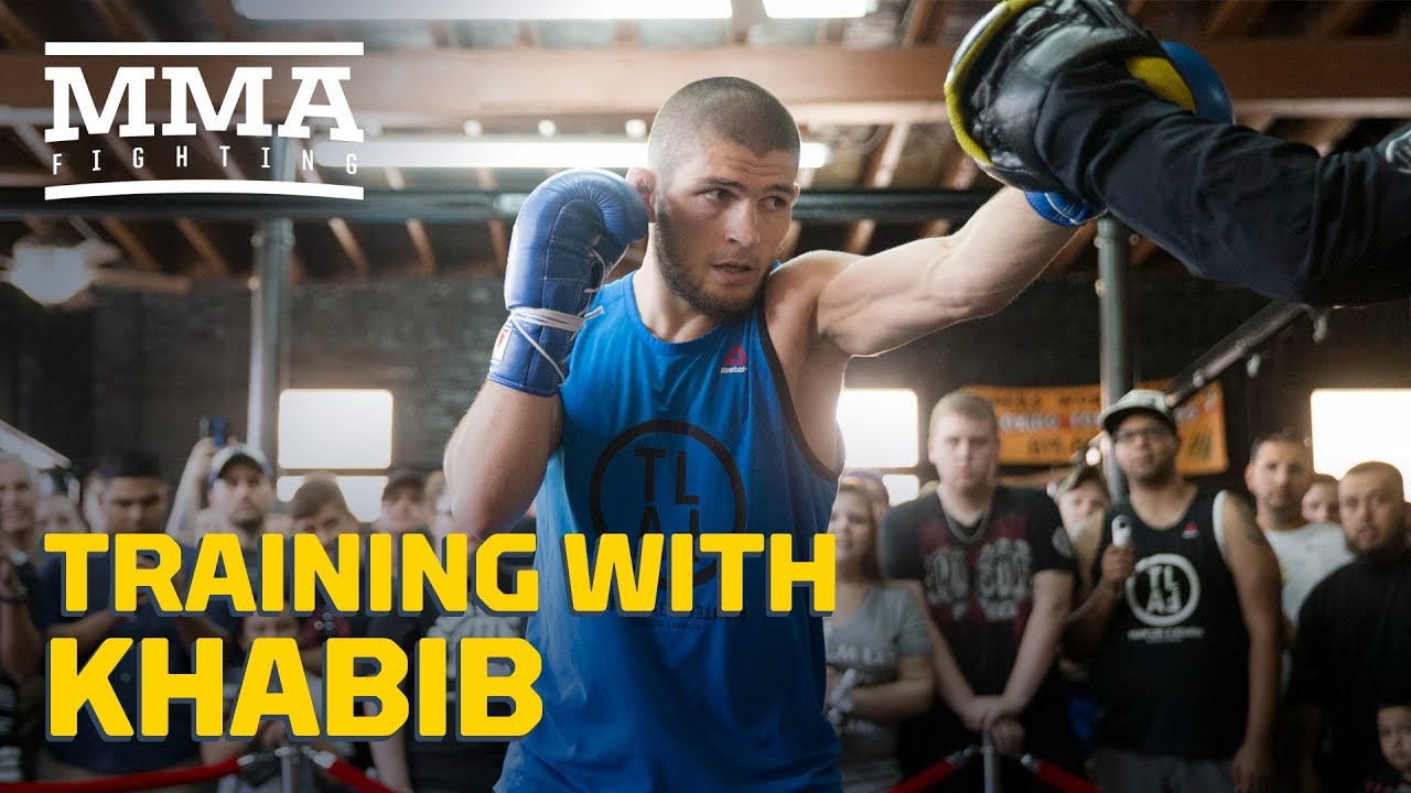 Training With Khabib: Teammates Talk What Makes Nurmagomedov Different - MMA Fighting backdrop