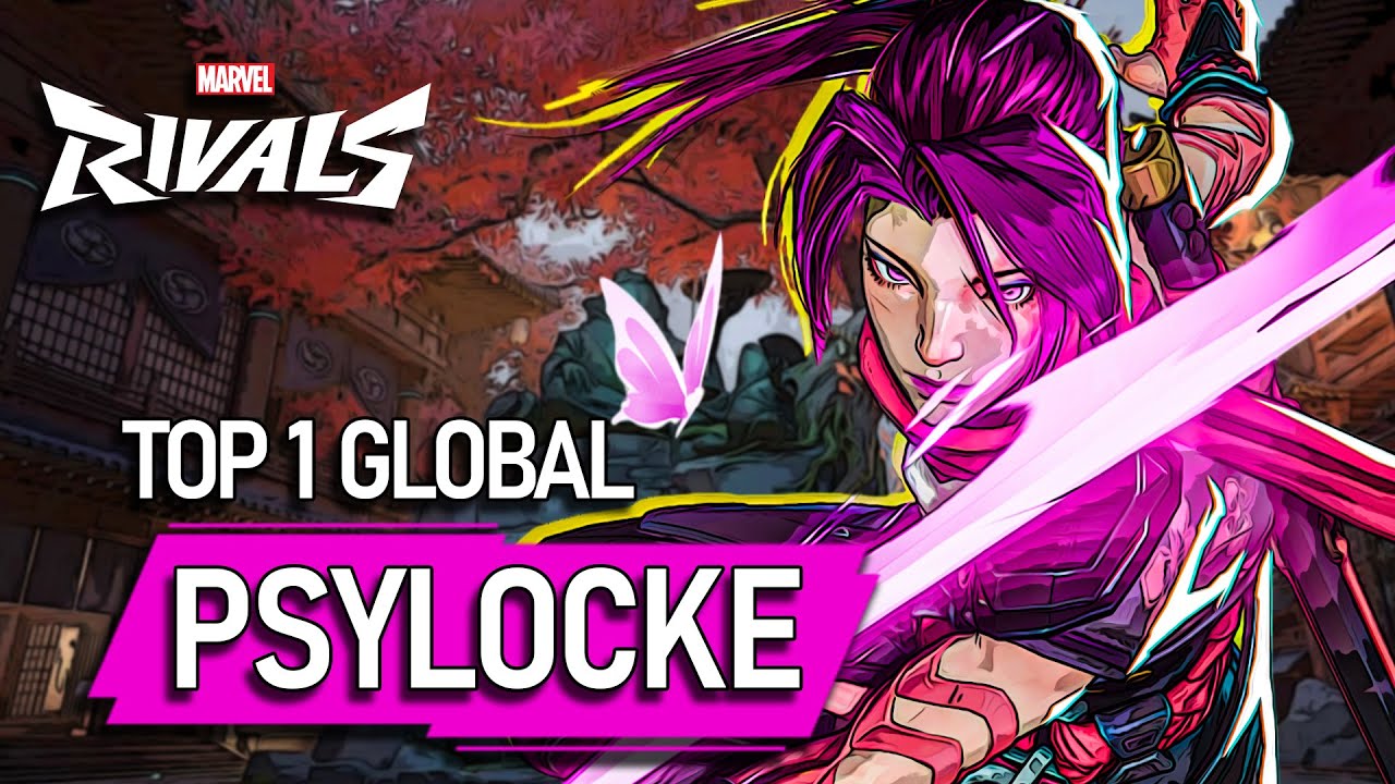 TOP #1 GLOBAL PSYLOCKE ! NV sheep diary - MARVEL RIVALS PRO background