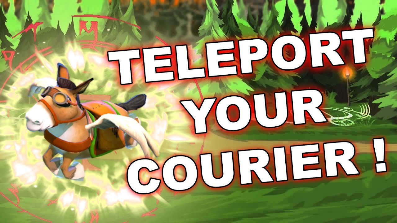 Dota 2 Tricks: How to Teleport Couriers! 7.20E update background