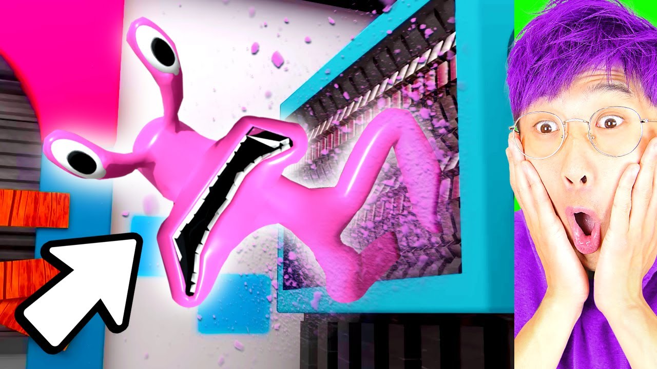 RAINBOW FRIENDS In The SHREDDER?! *SATISYING* background