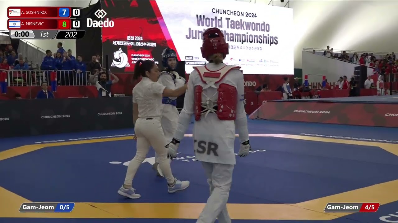 202 Round of 64 Women 52kg AIN A SOSHNIKO ISR A NISNEVIC