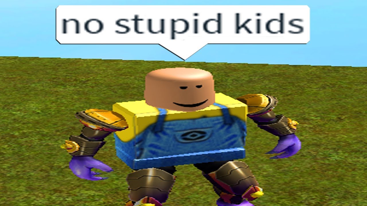 Young people can't play this Roblox game background