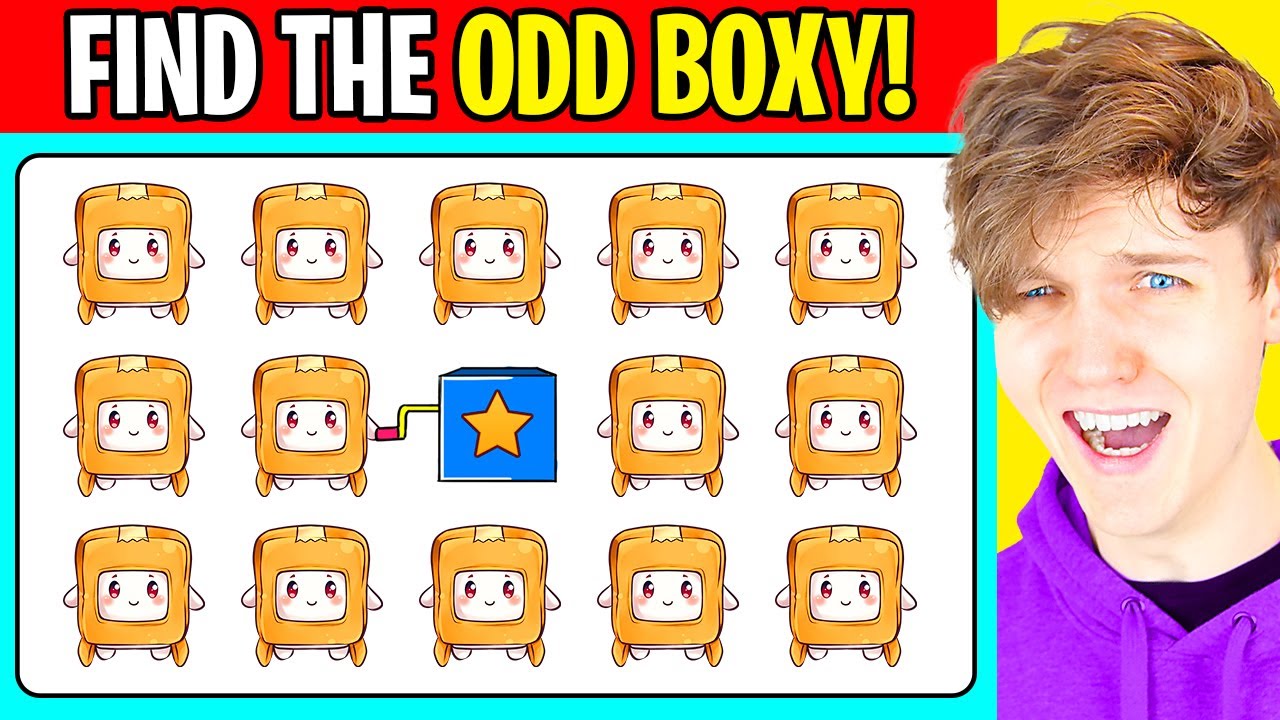 CRAZIEST SPOT THE DIFFERENCE CHALLENGES! (BOXY BOO, PROJECT PLAYTIME, BOXY.EXE, & MORE) background