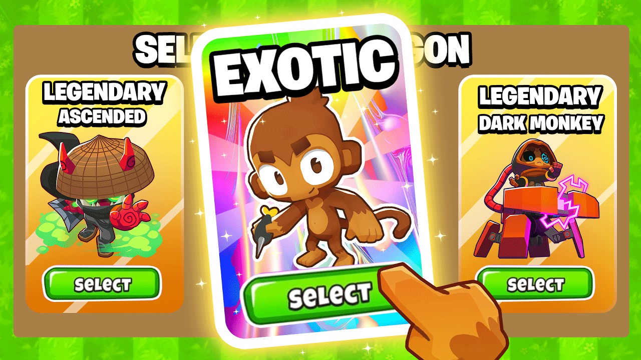 Choose YOUR UPGRADE Tower in Bloons TD6 background