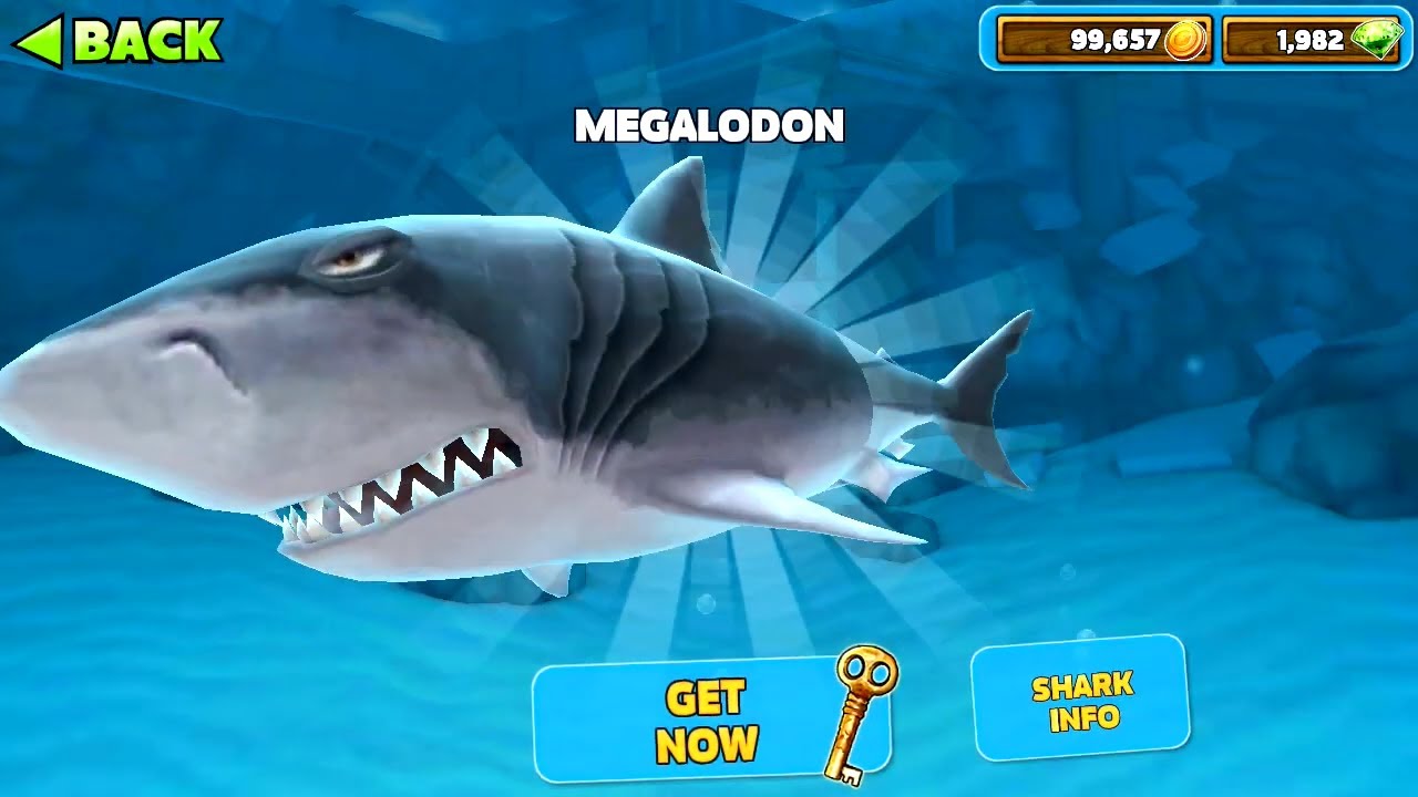 Hungry Shark Evolution 🦈 MEGALODON Android Gameplay #2 background