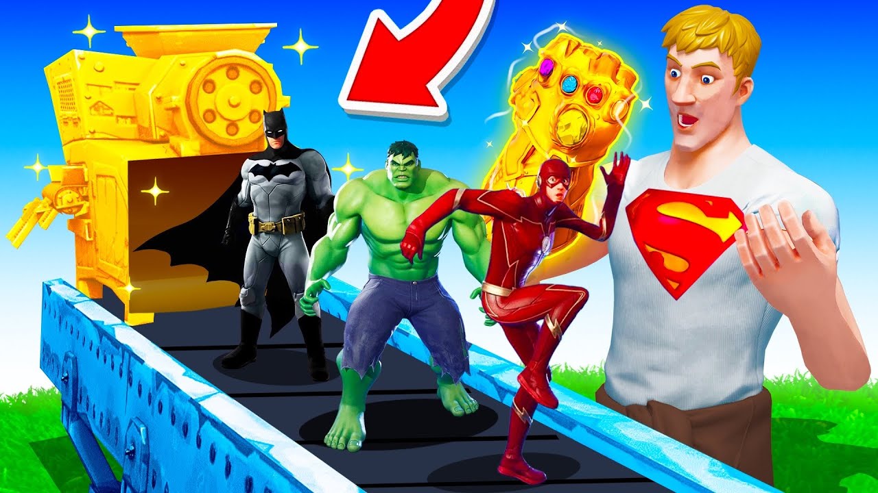 Superhero Simulator in Fortnite background