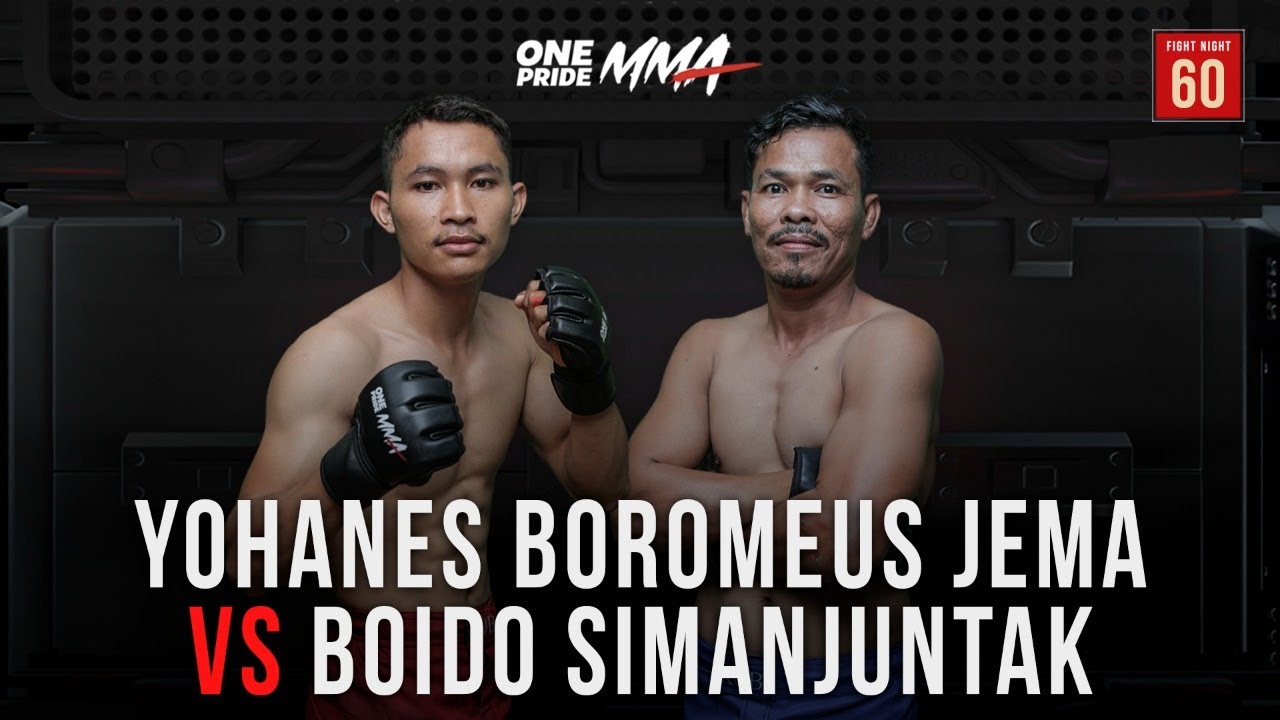 Pertarungan Cepat! Yohanes Boromeus Jema Vs Boido Simanjuntak | Full Fight One Pride MMA FN 60