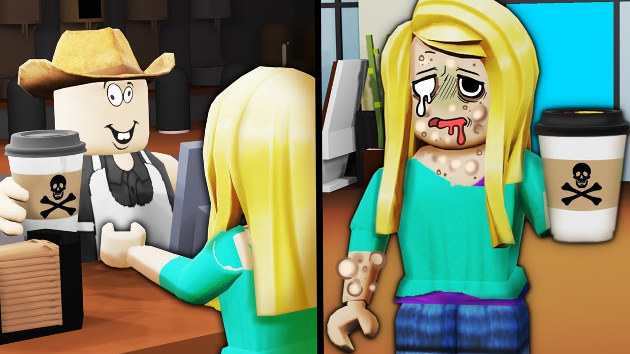 We made a ROBLOX CAFE... and poisoned the drinks background
