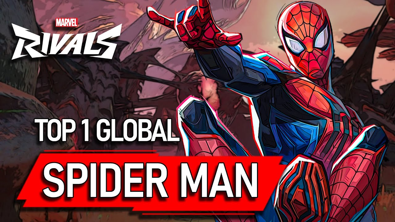 TOP #1 GLOBAL SPIDER MAN ! cuningcrawfish - MARVEL RIVALS PRO background