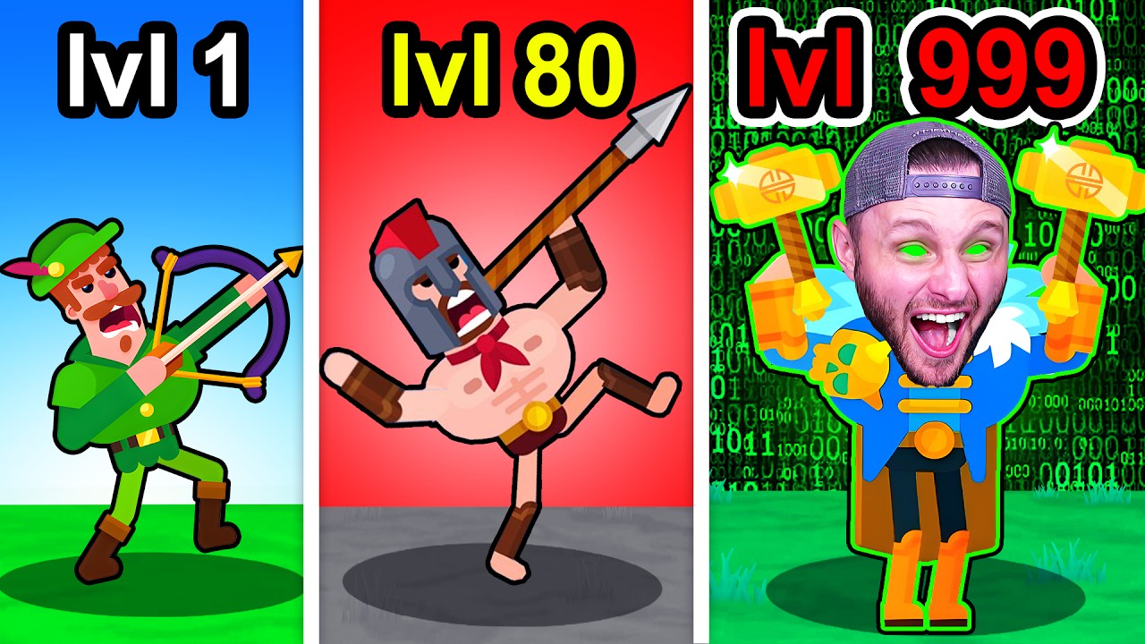 Challenged My Friends To A Tournament (Bowmaster) background