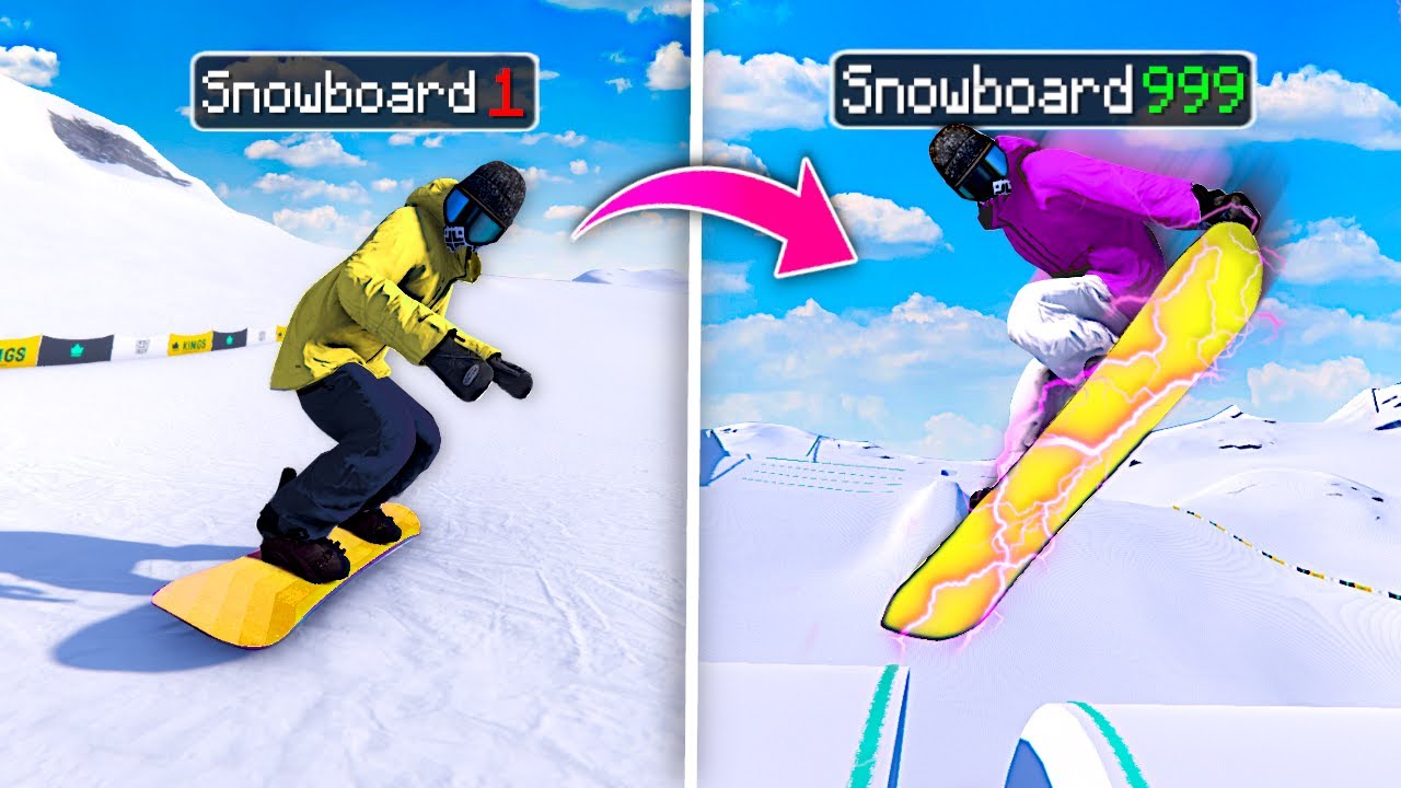 Upgrading Snowboard To GOD SNOWBOARD In Shredders! background