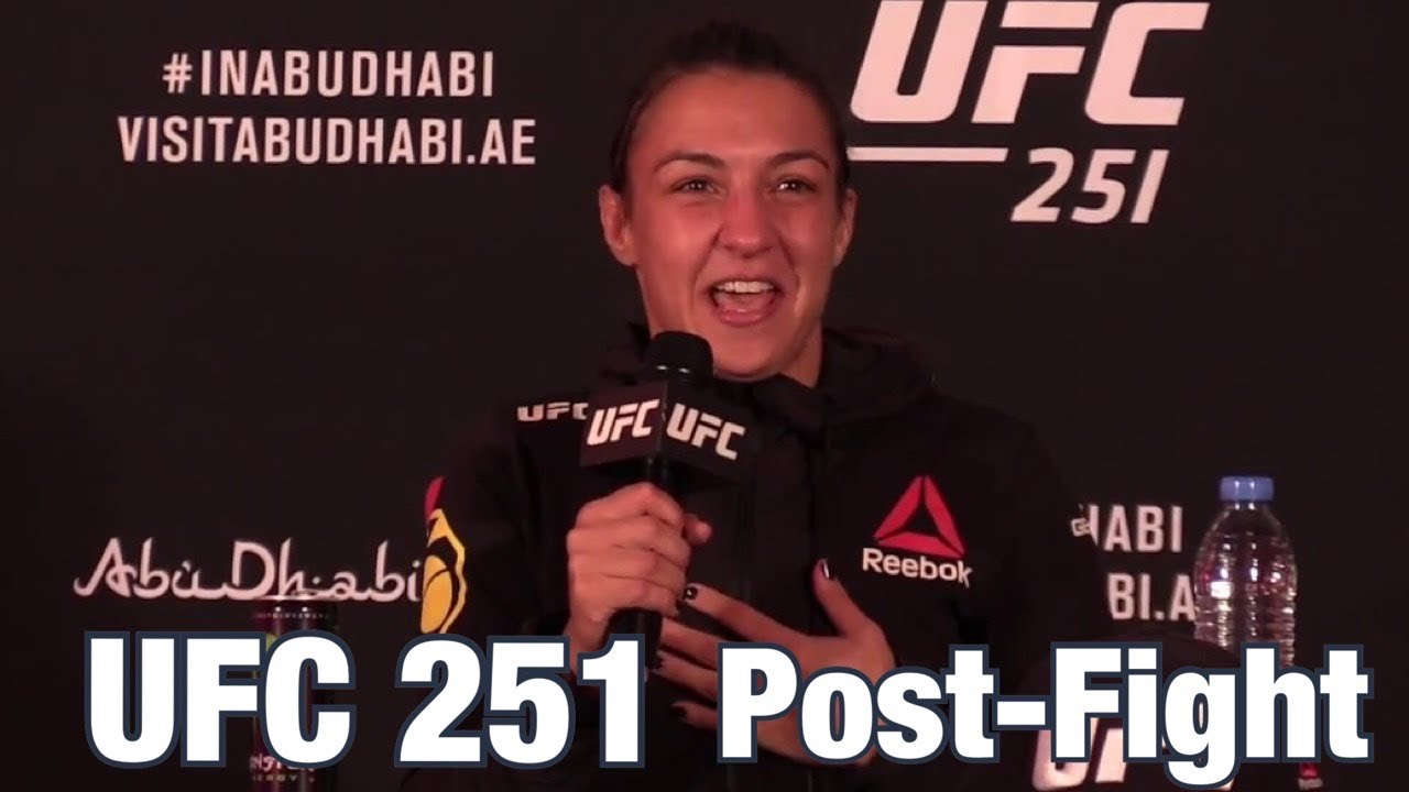 Amanda Ribas: I’ll be so Beautiful with the Belt | UFC 251 Fight Island (Post)
