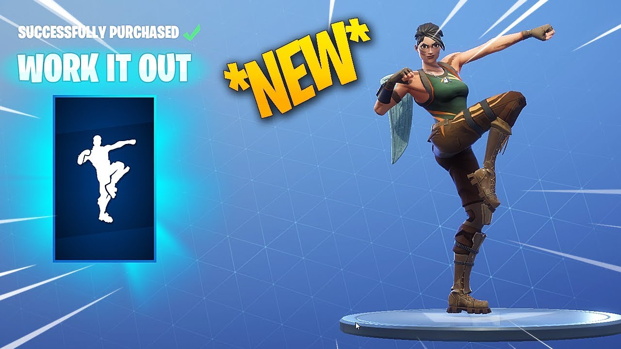 *NEW* FORTNITE WORK IT OUT DANCE/EMOTE! background