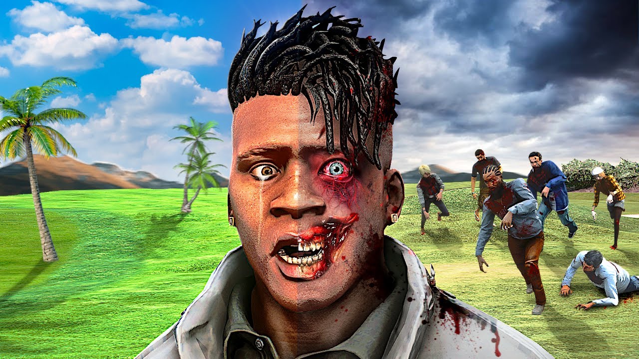 Surviving 24 Hours In MUTANT Zombie Apocalypse in GTA 5!