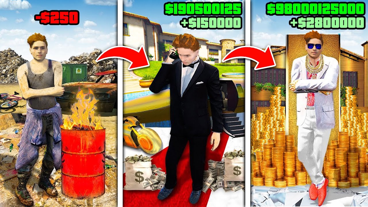 POOR vs MAXIMUM RICH In GTA 5! (Mods) backdrop