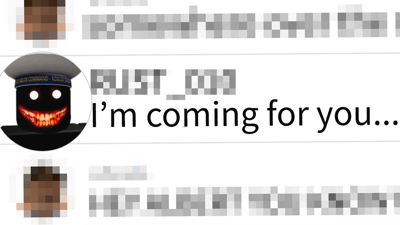 if you get a roblox message from him... DO NOT OPEN IT. background