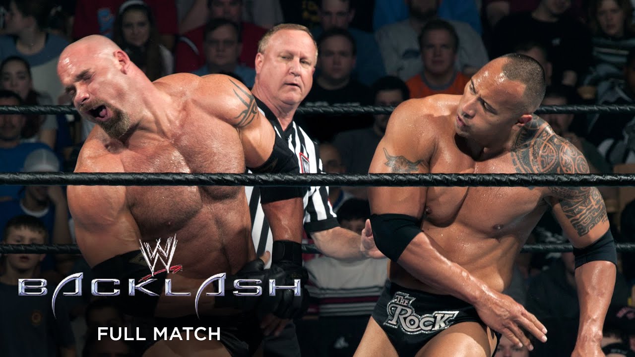 FULL MATCH - The Rock vs. Goldberg: Backlash 2003 background