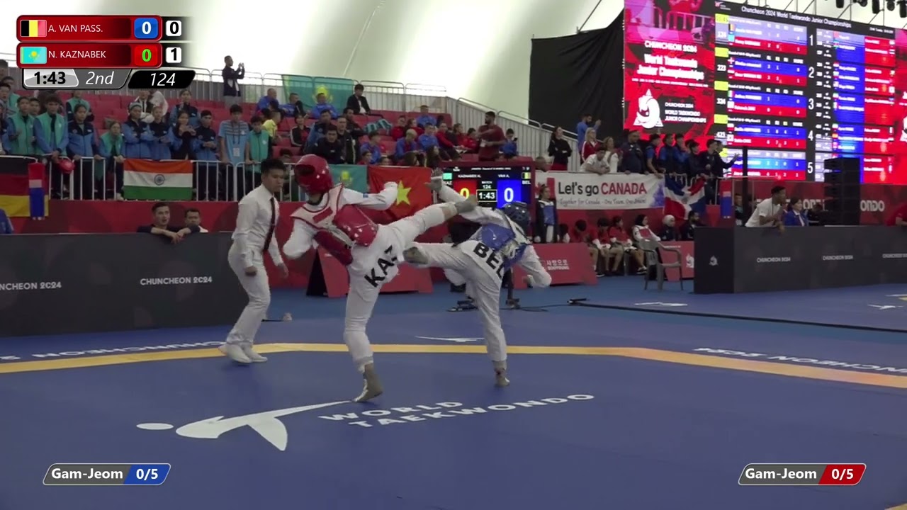 124 Round of 16 Women 59kg BEL A VAN PASS KAZ N KAZNABEK