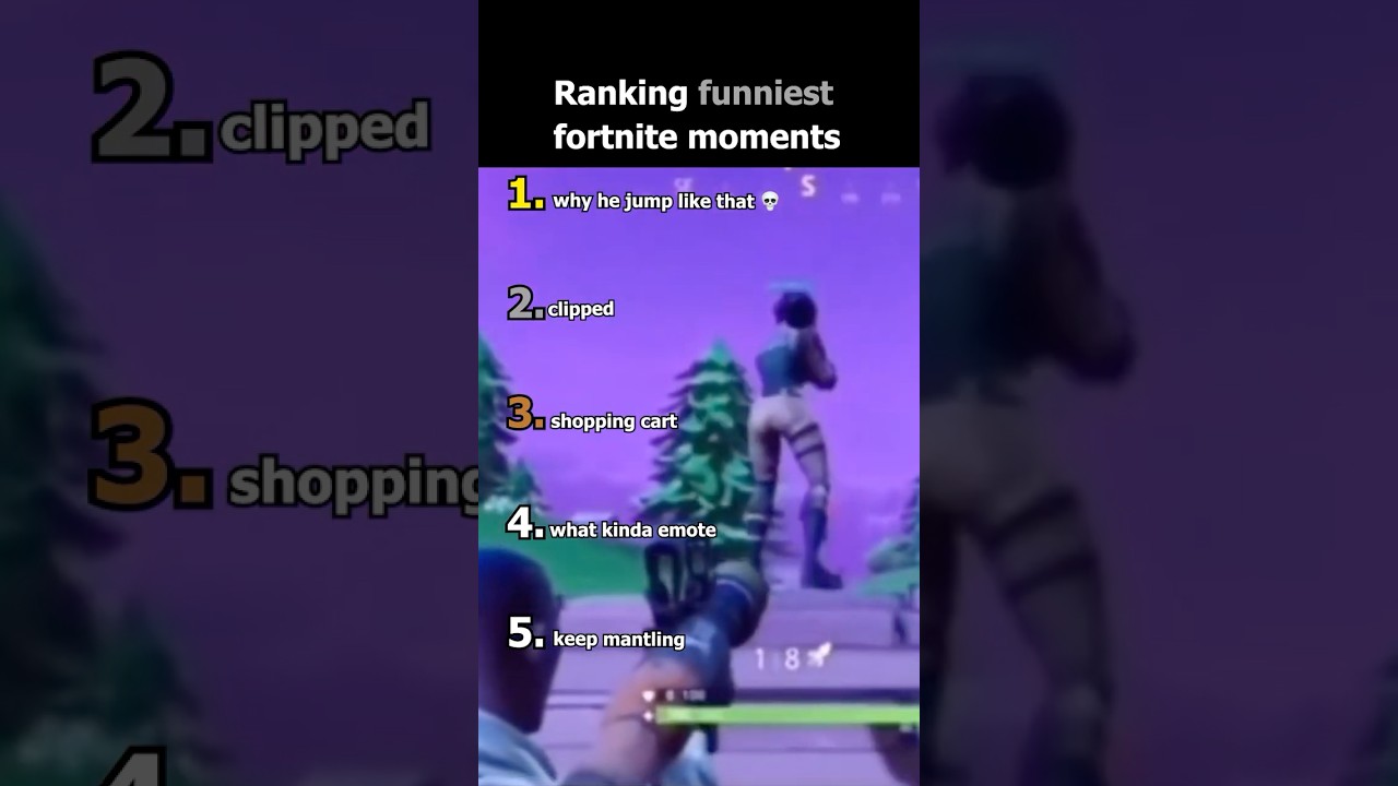 Ranking Funniest Fortnite Moments part 1 😭