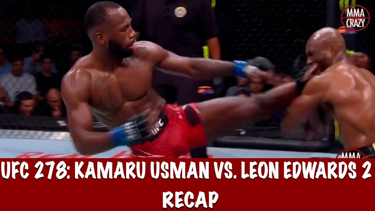 UFC 278: Kamaru Usman vs. Leon Edwards 2 Recap