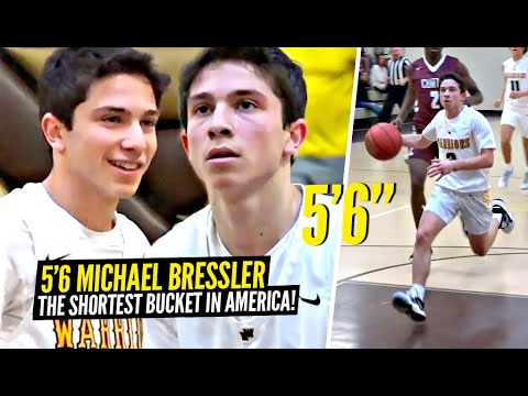 5'6 Michael Bressler Is a BUCKET! SHORTEST PLAYER On The Court Drops 31 Points & Shows Off RANGE!